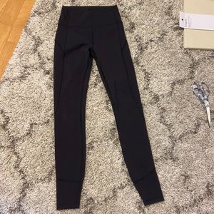 lulu lemon size 4 black leggings